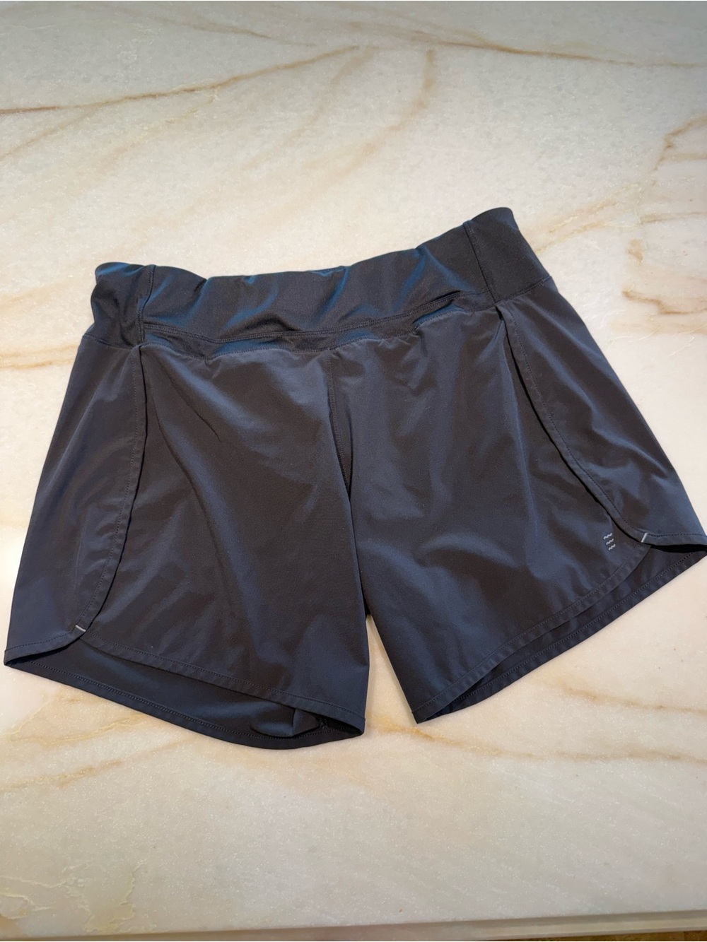 Free Fly Apparel Black Athletic Shorts with Wide Waistband